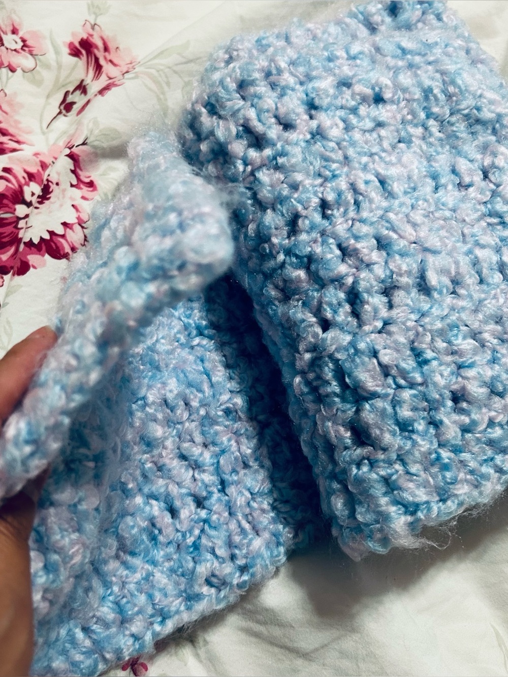 Hand Knit Scarf - Picture 3 of 4